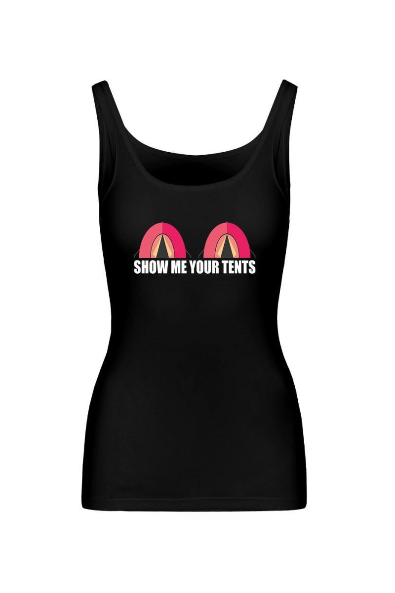 Koszulka Damska Tank Top Show Me Your Tents