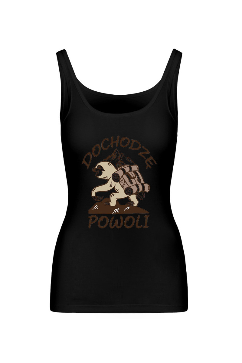 Koszulka Damska Tank Top Dochodzę Powoli II