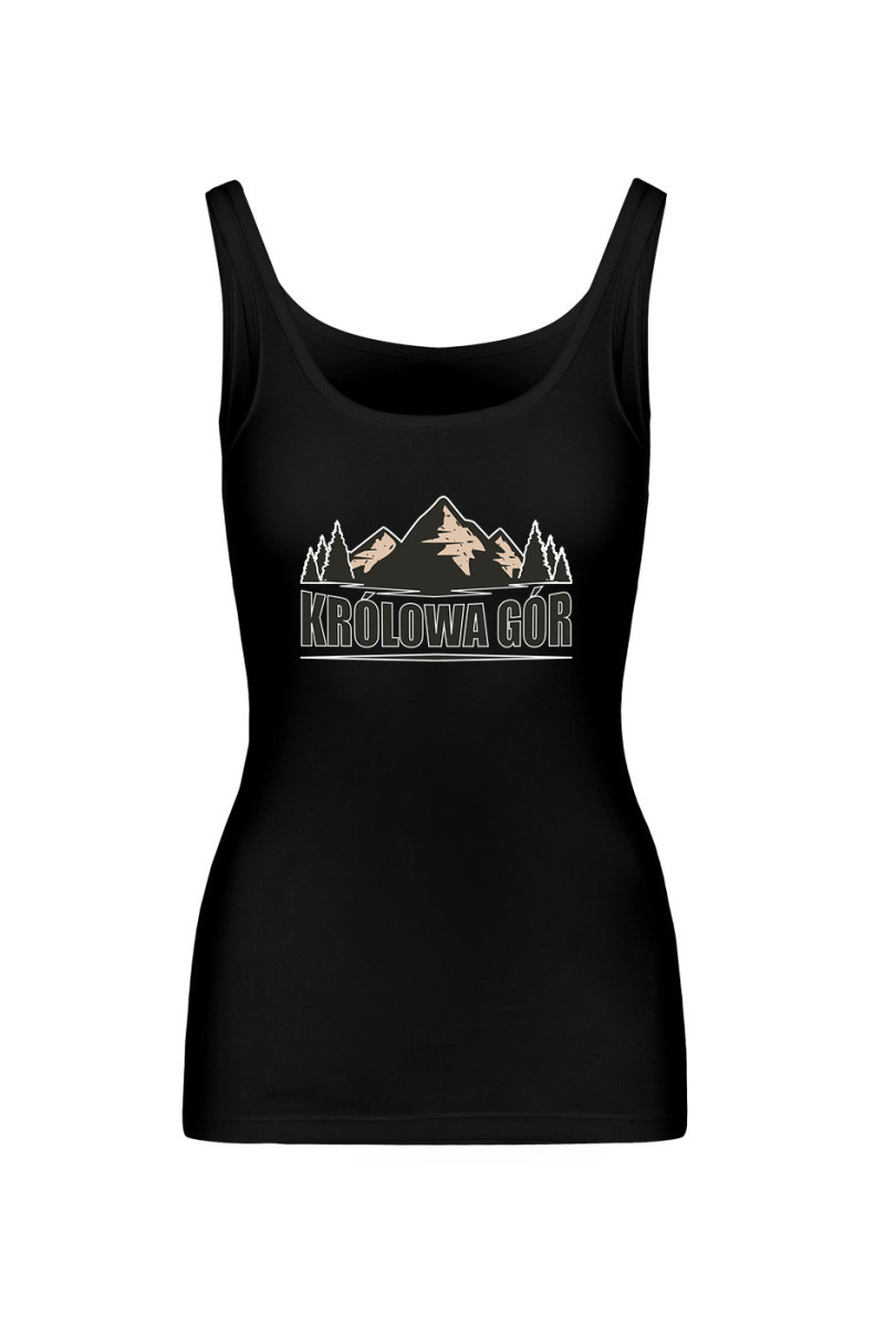 Koszulka Damska Tank Top Królowa Gór Koszulka Damska Tank Top Królowa Gór