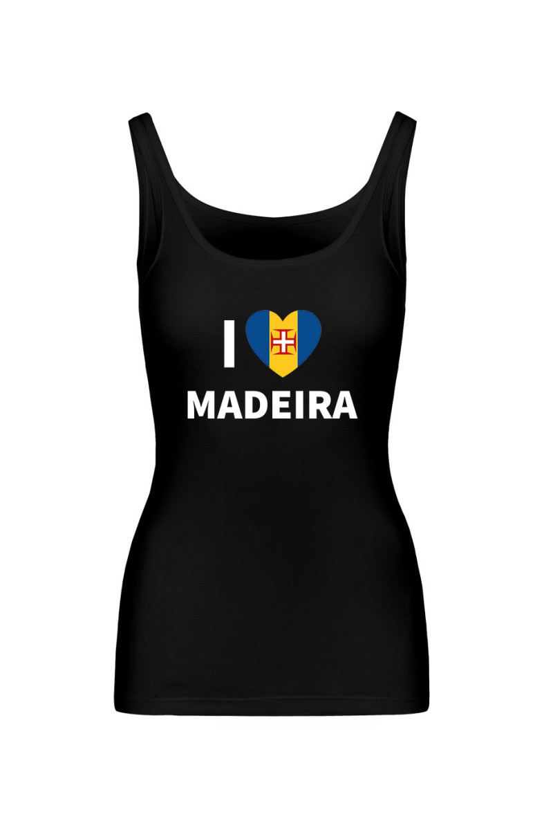 Koszulka Damska Tank Top I Love Madeira