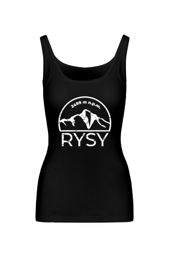 Koszulka Damska Tank Top Rysy 2499m n.p.m.