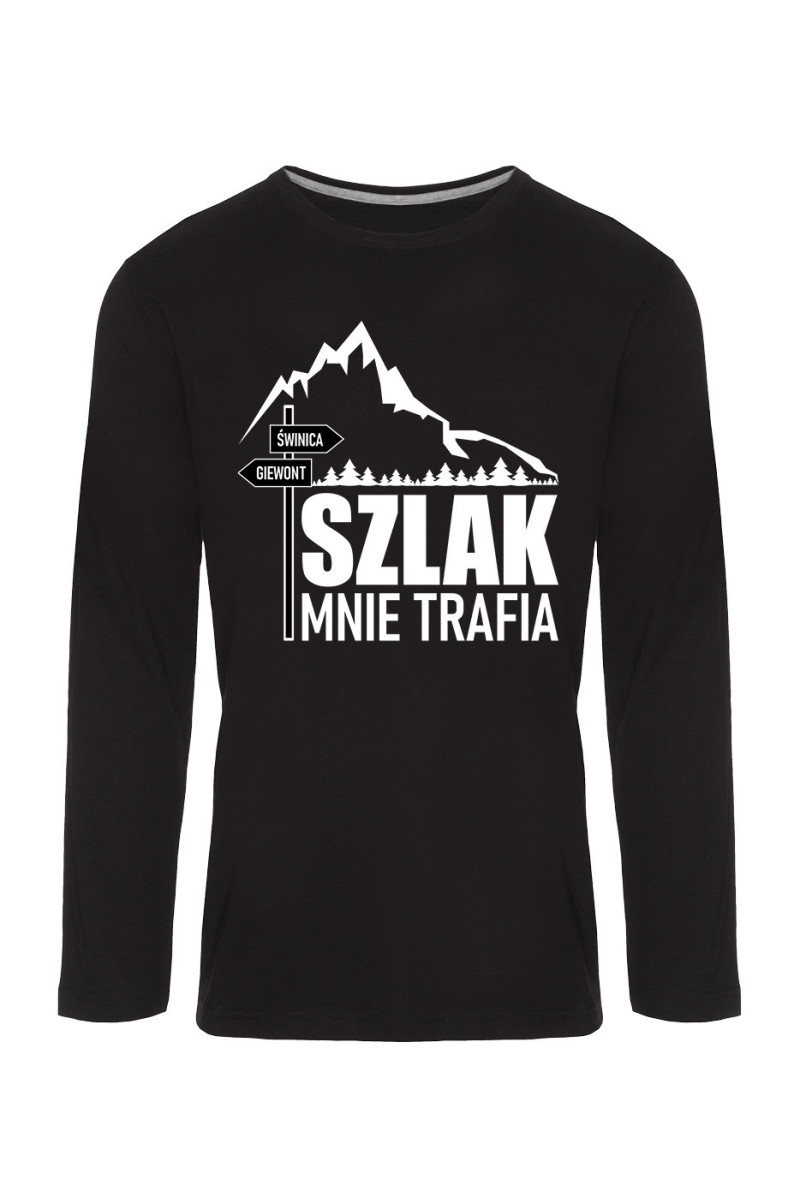 Koszulka Męska Longsleeve Szlak Mnie Trafia