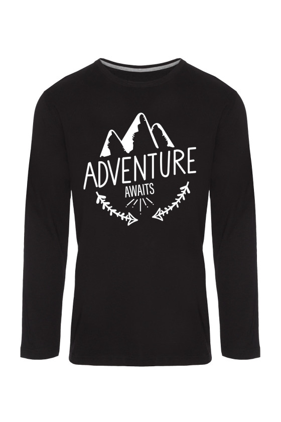 Koszulka Męska Longsleeve Adventure Awaits