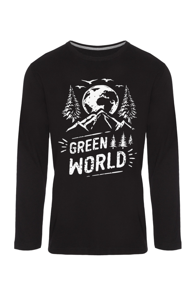 Koszulka Męska Longsleeve Green World