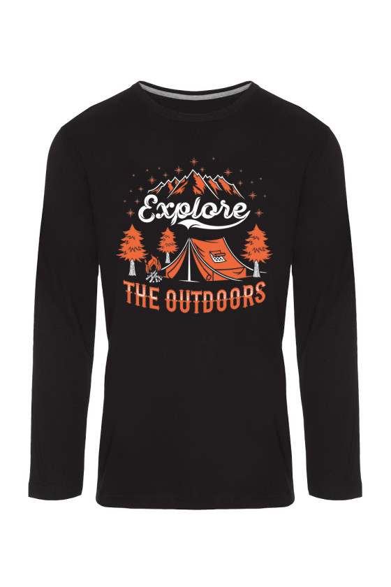 Koszulka Męska Longsleeve Explore The Outdoors