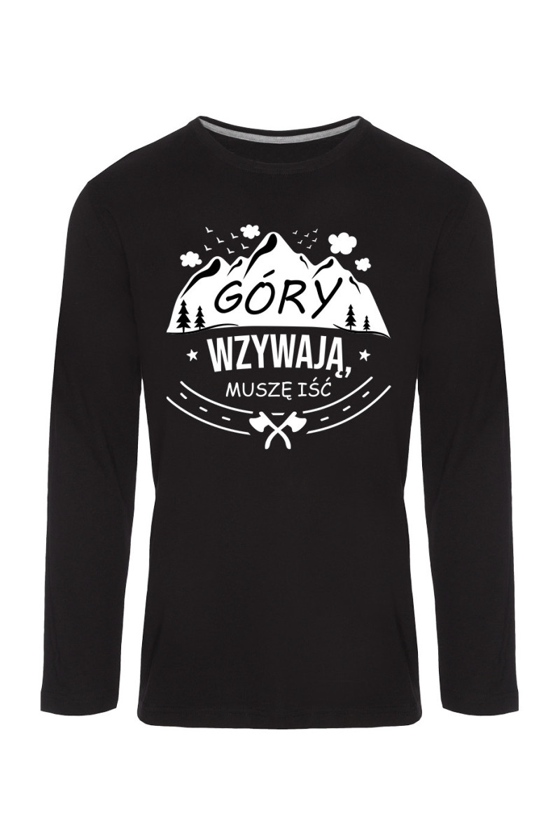 Koszulka Męska Longsleeve Góry Wzywają, Muszę Iść