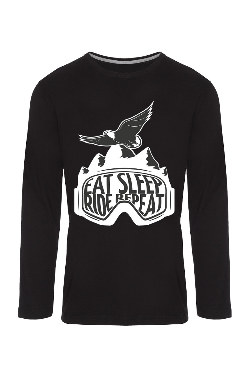 Koszulka Męska Longsleeve Eat, Sleep, Ride, Repeat