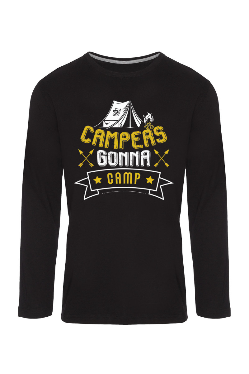 Koszulka Męska Longsleeve Campers Gonna Camp