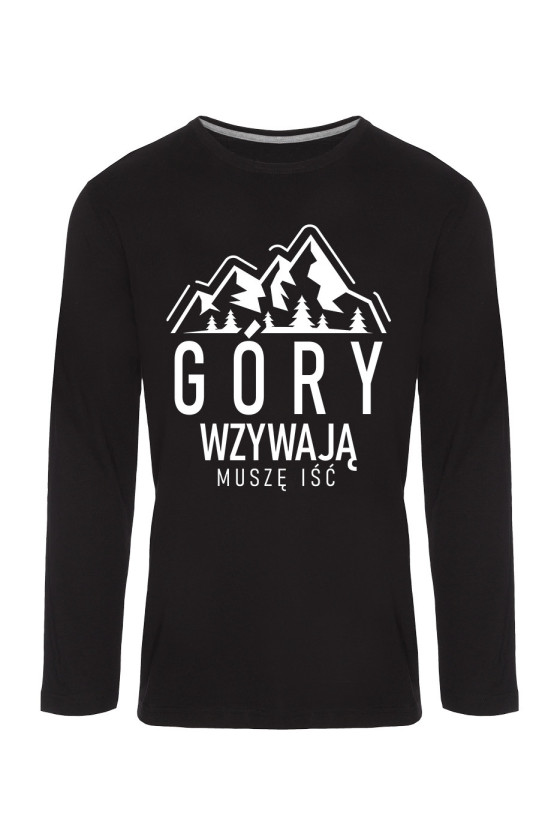 Koszulka Męska Longsleeve Góry Wzywają, Muszę Iść II