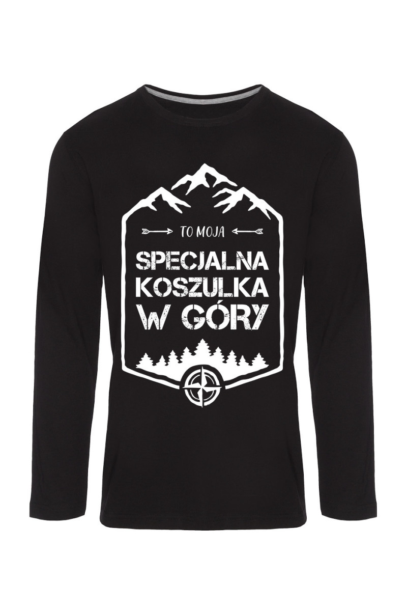 Koszulka Męska Longsleeve To Moja Specjalna Koszulka W Góry