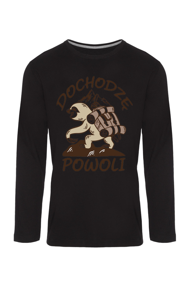 Koszulka Męska Longsleeve Dochodzę Powoli II