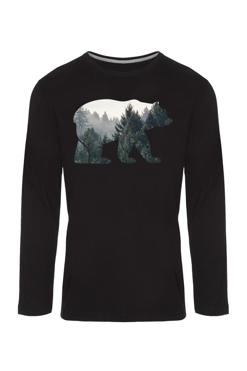 Koszulka Męska Longsleeve Niedźwiedź VI Koszulka Męska Longsleeve Niedźwiedź VI