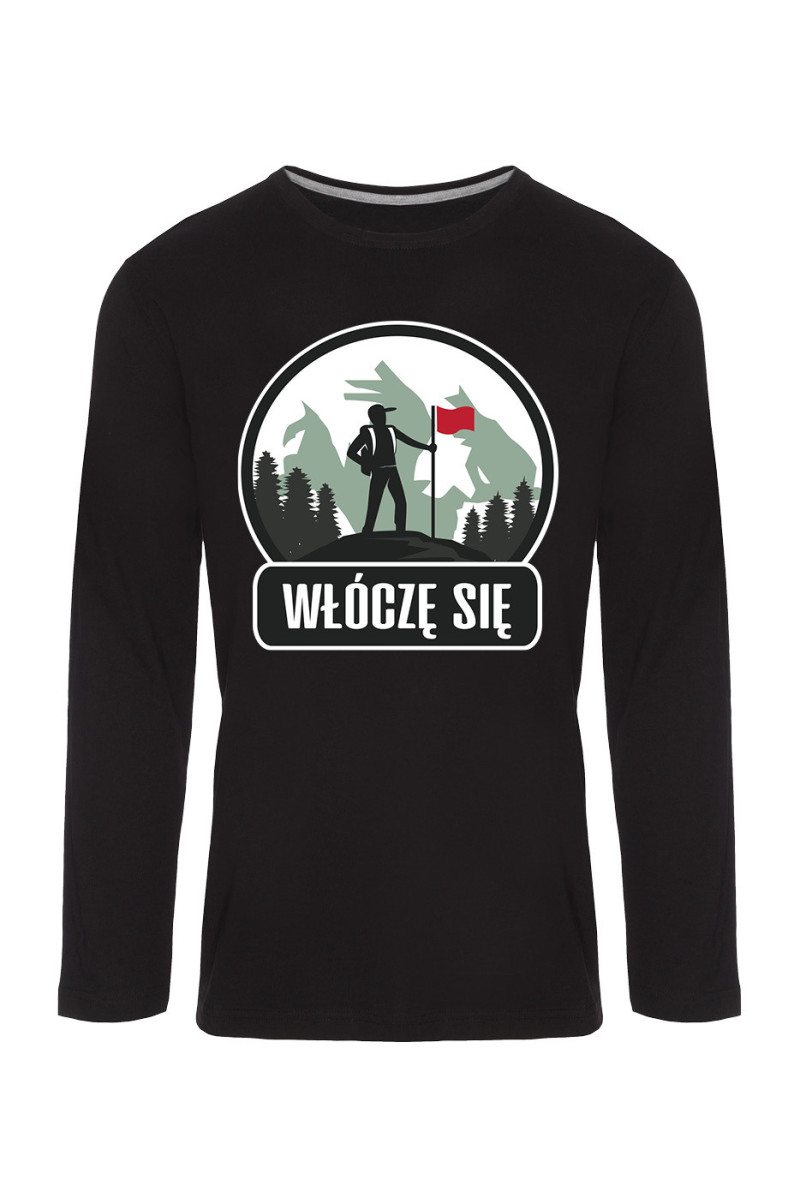 Koszulka Męska Longsleeve Włóczę Się