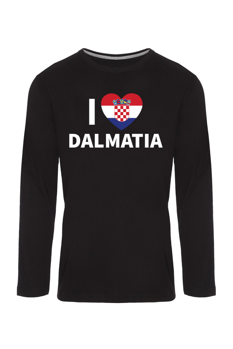 Koszulka Męska Longsleeve I Love Dalmatia