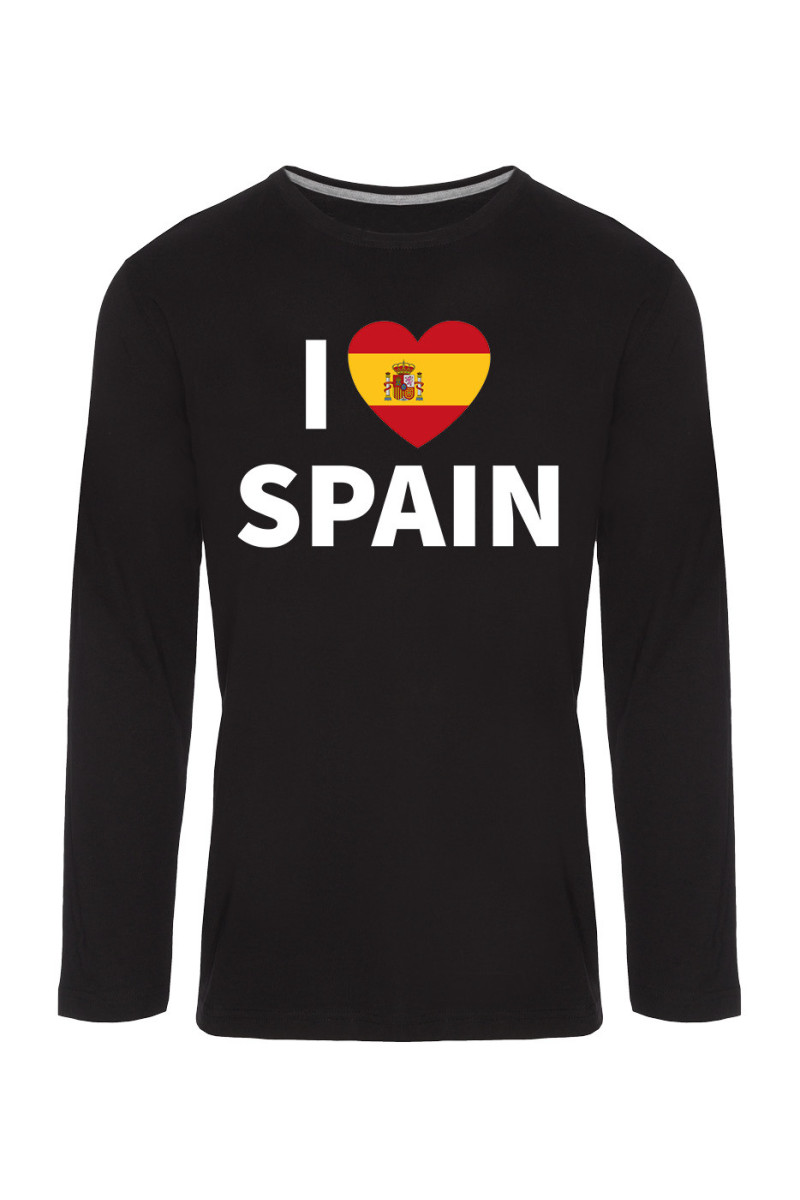 Koszulka Męska Longsleeve I Love Spain