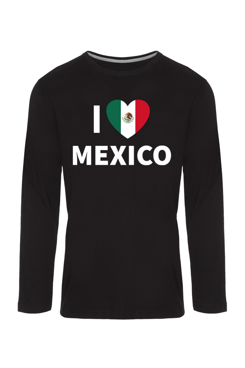 Koszulka Męska Longsleeve I Love Mexico