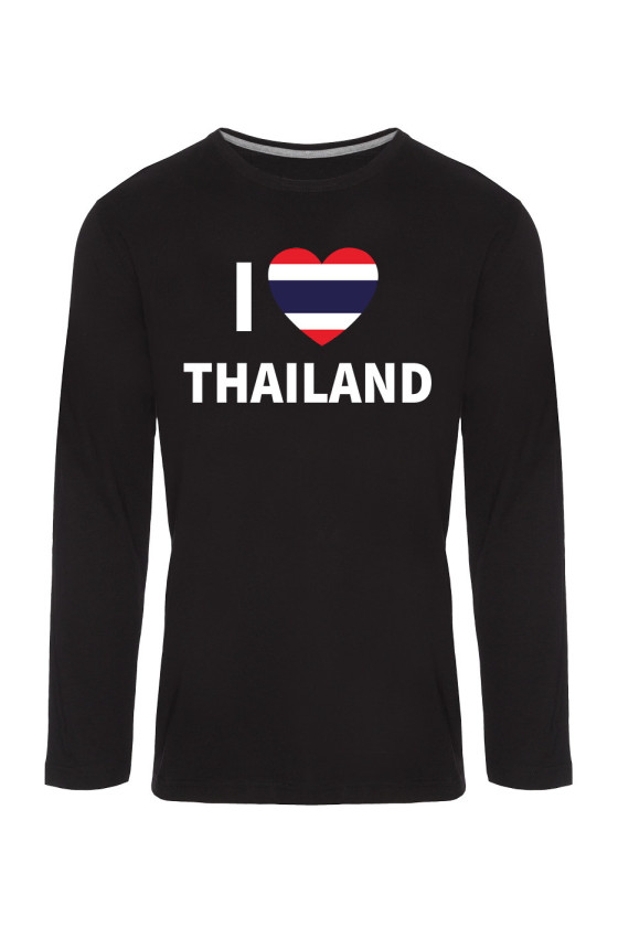 Koszulka Męska Longsleeve I Love Thailand