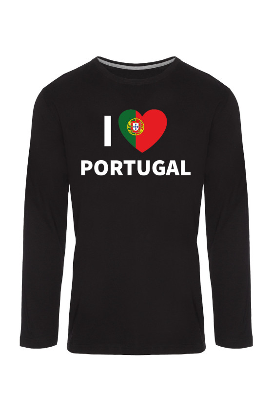 Koszulka Męska Longsleeve I Love Portugal