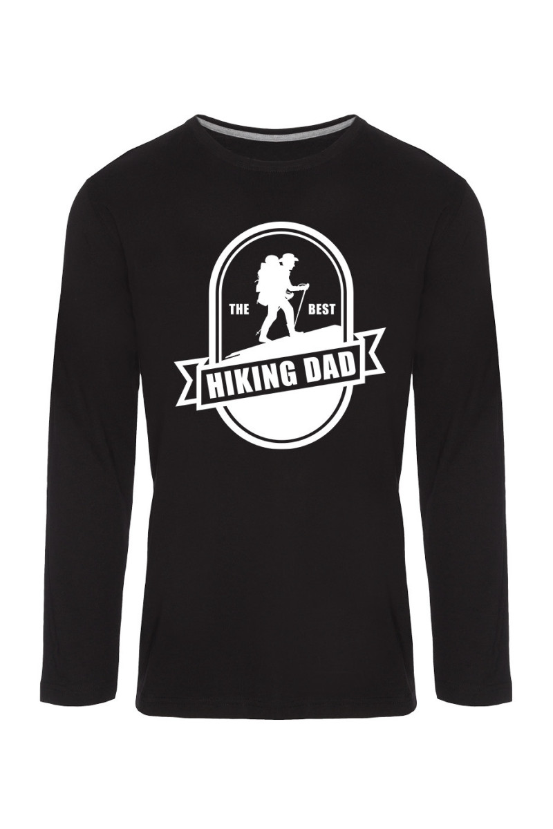 Koszulka Męska Longsleeve The Best Hiking Dad