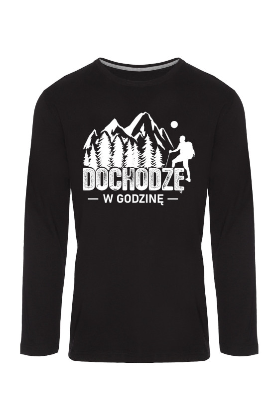 Koszulka Męska Longsleeve Dochodzę W Godzinę