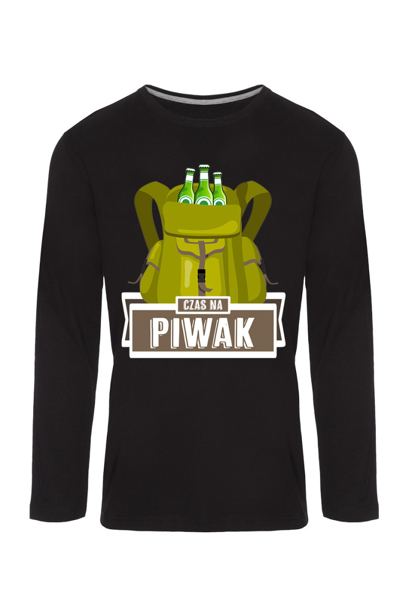 Koszulka Męska Longsleeve Czas Na Piwak