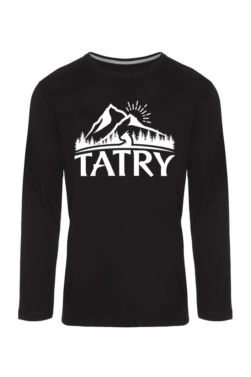 Koszulka Męska Longsleeve Tatry Pasmo Górskie