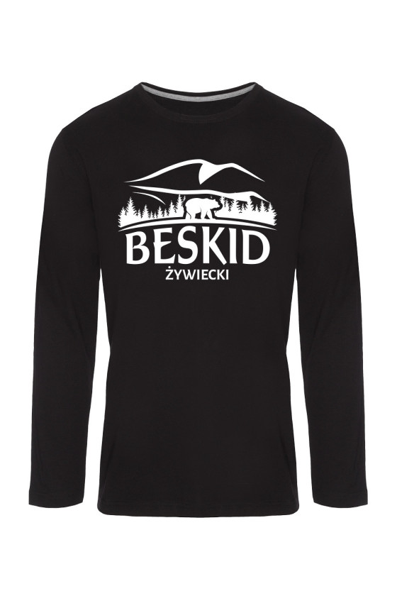 Koszulka Męska Longsleeve Beskid Żywiecki Pasmo Górskie