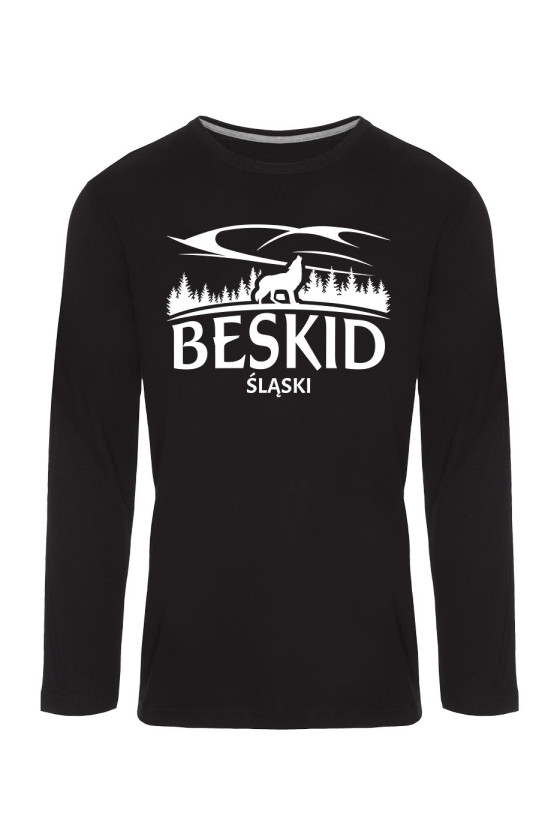 Koszulka Męska Longsleeve Beskid Śląski Pasmo Górskie