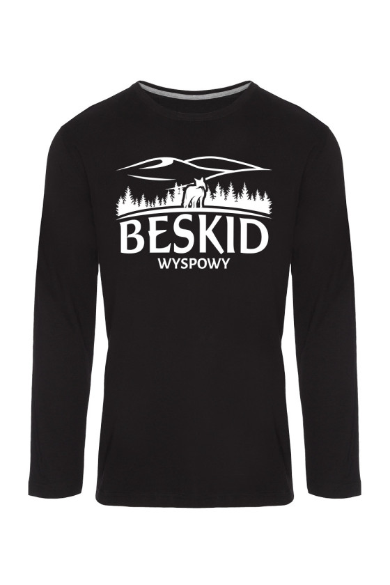 Koszulka Męska Longsleeve Beskid Wyspowy Pasmo Górskie