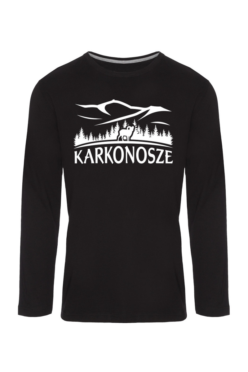 Koszulka Męska Longsleeve Karkonosze Pasmo Górskie