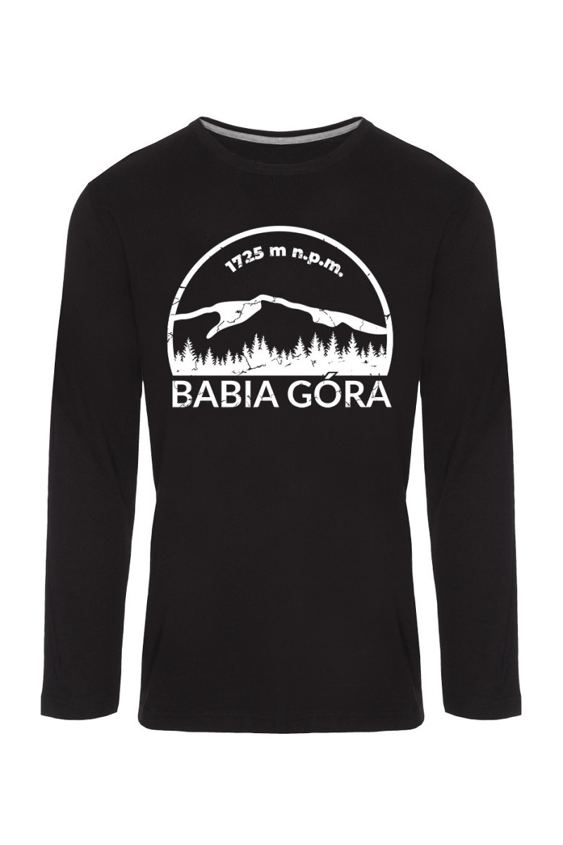 Koszulka Męska Longsleeve Babia Góra 1725m n.p.m.