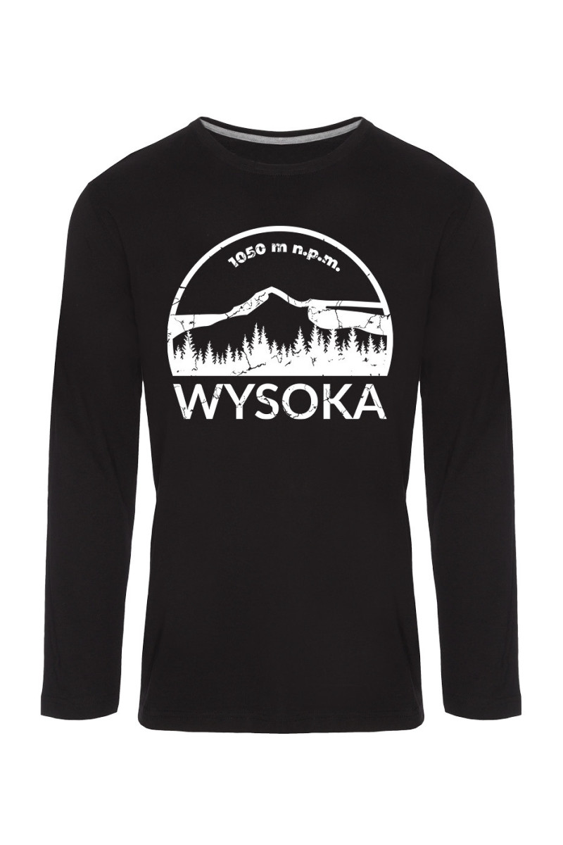 Koszulka Męska Longsleeve Wysoka 1050m n.p.m.