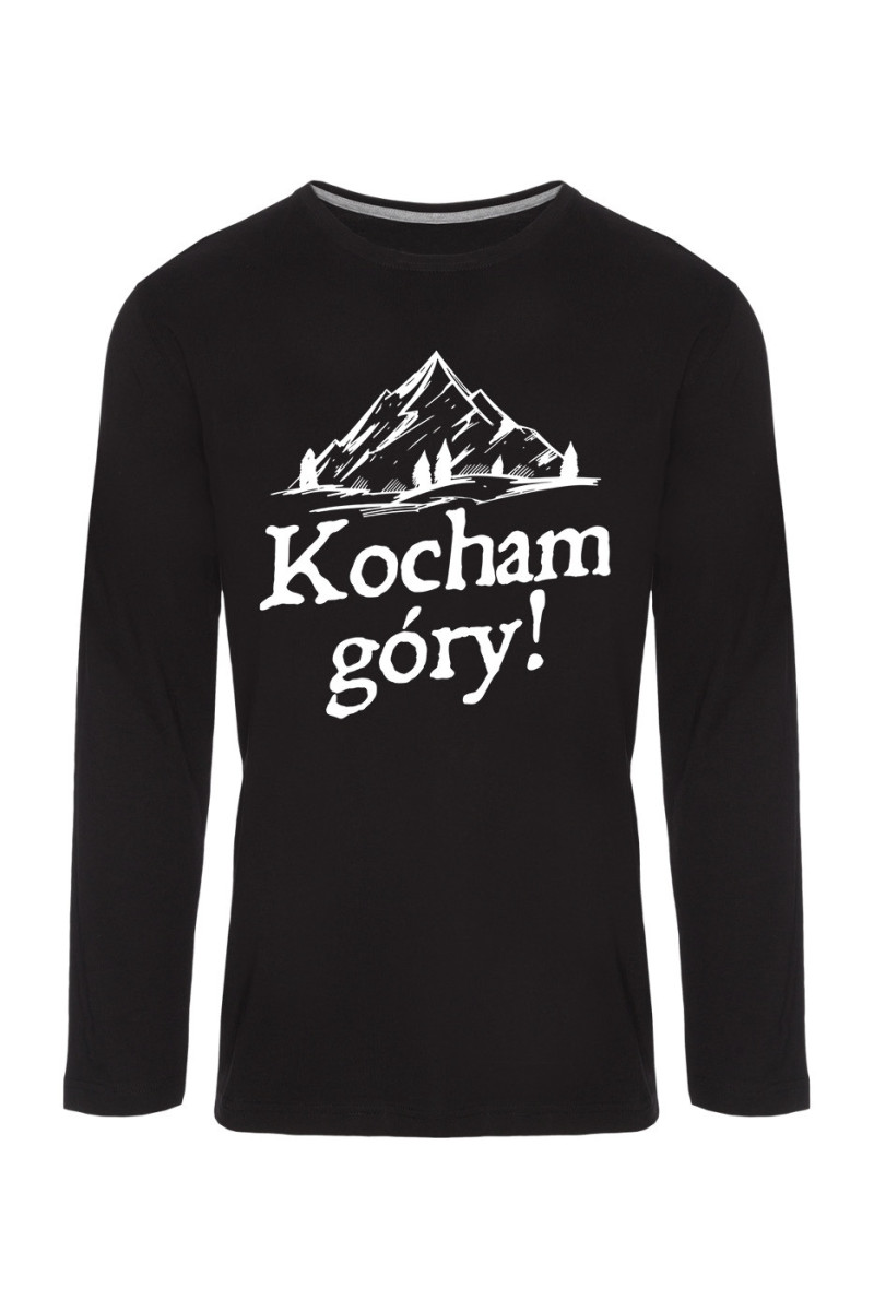 Koszulka Męska Longsleeve Kocham Góry!