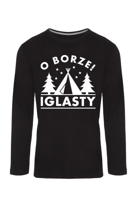 Koszulka Męska Longsleeve O Borze Iglasty!