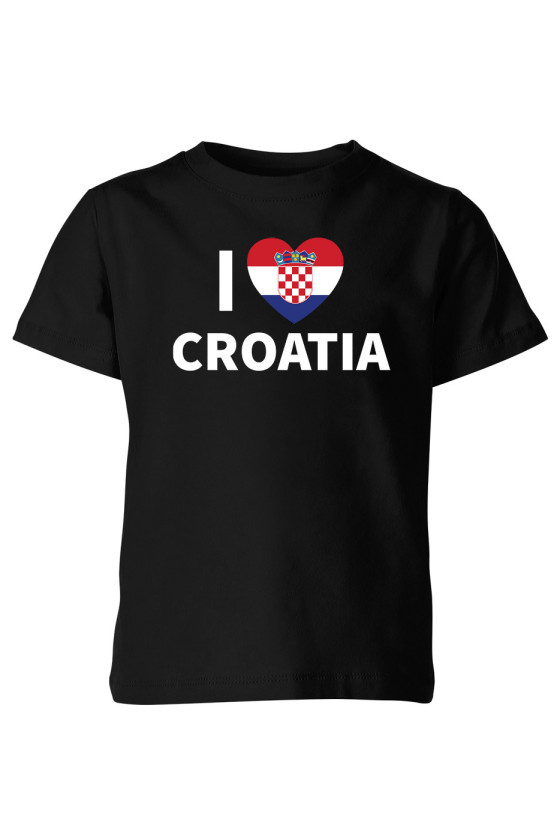 Koszulka Dziecięca I Love Croatia