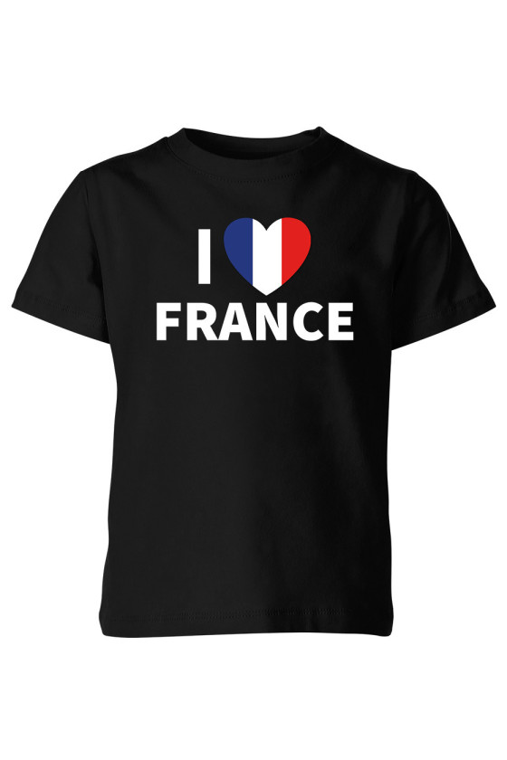 Koszulka Dziecięca I Love France