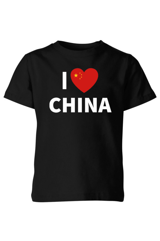 Koszulka Dziecięca I Love China