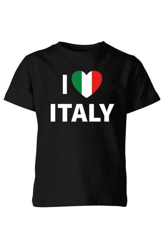Koszulka Dziecięca I Love Italy