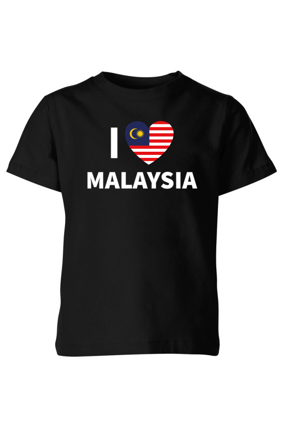 Koszulka Dziecięca I Love Malaysia