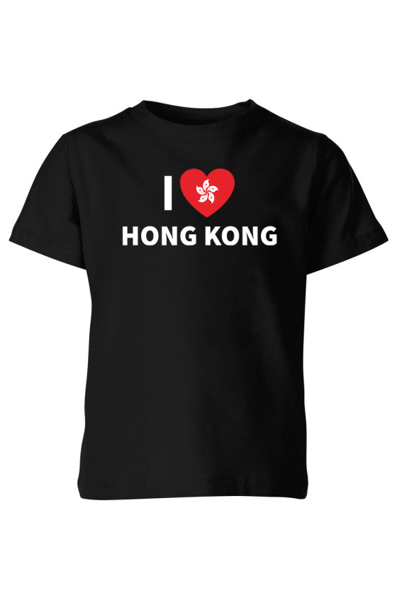 Koszulka Dziecięca I Love Hong Kong