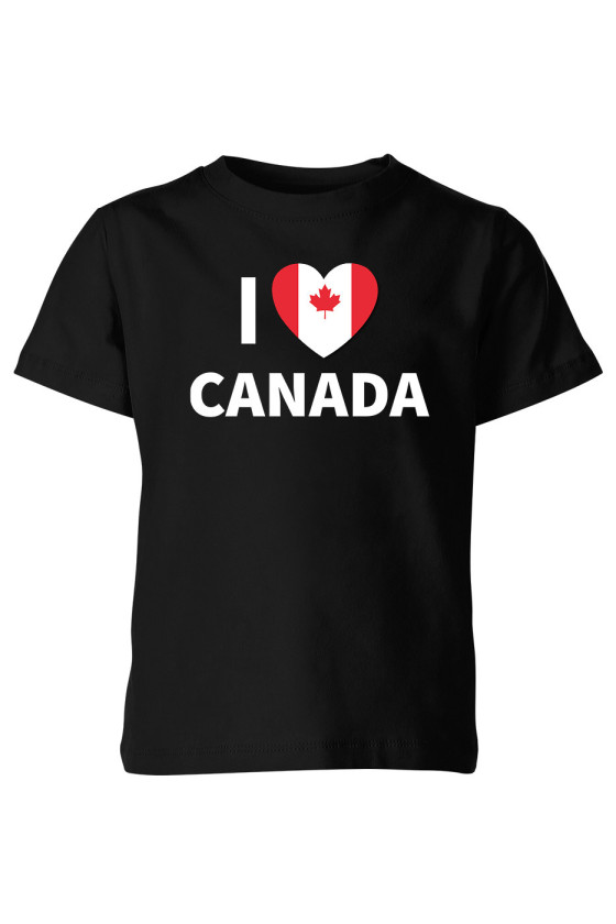 Koszulka Dziecięca I Love Canada