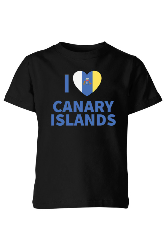 Koszulka Dziecięca I Love Canary Islands