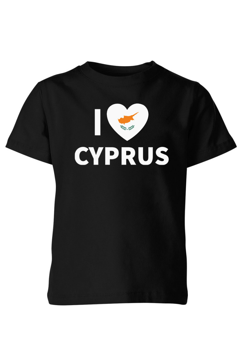 Koszulka Dziecięca I Love Cyprus