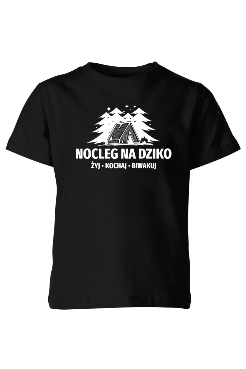 Koszulka Dziecięca Nocleg Na Dziko