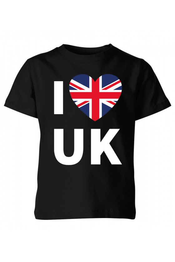 Koszulka Dziecięca I Love UK