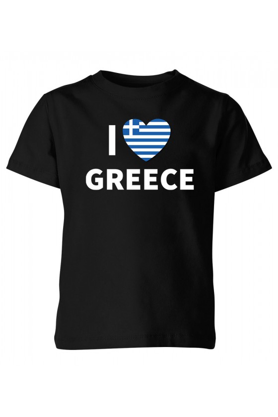 Koszulka Dziecięca I Love Greece