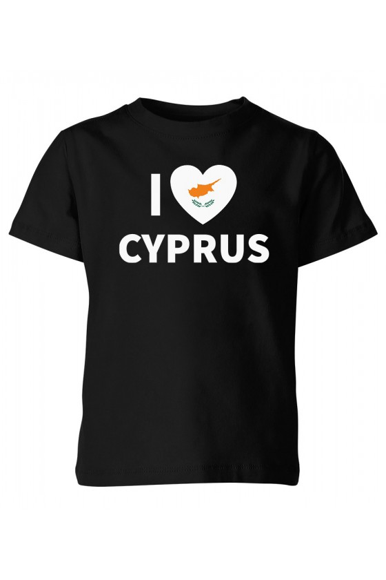 Koszulka Dziecięca I Love Cyprus